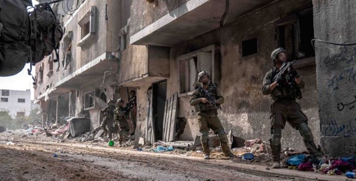 IDF soldiers in the Gaza Strip