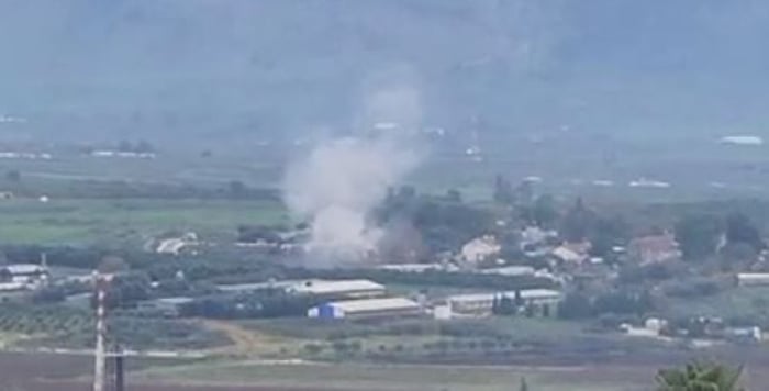 The damage to the house in Kfar Yuval