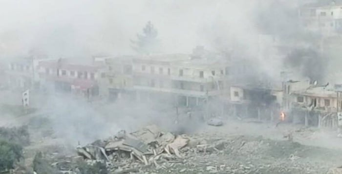 Destruction after IAF raid in southern Lebanon