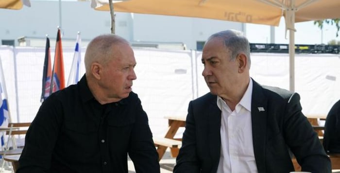 Netanyahu and Gallant.