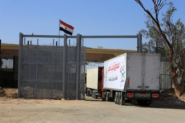 Rafah crossing.