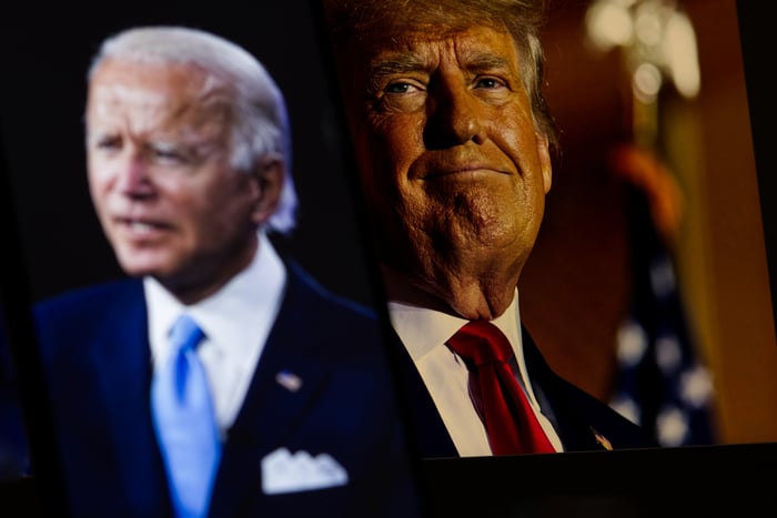 Joe Biden and Donald Trump