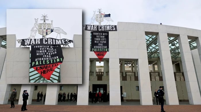 Pro-Palestine Protest Breaches Australian Parliament Security on Independence Day