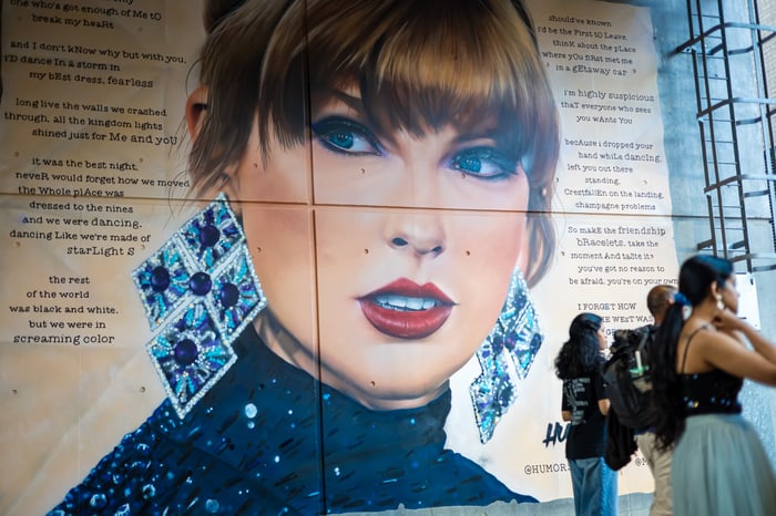 London UK - June 23 2024: The Eras tour of Taylor Swift at Wembley Stadium in London, England