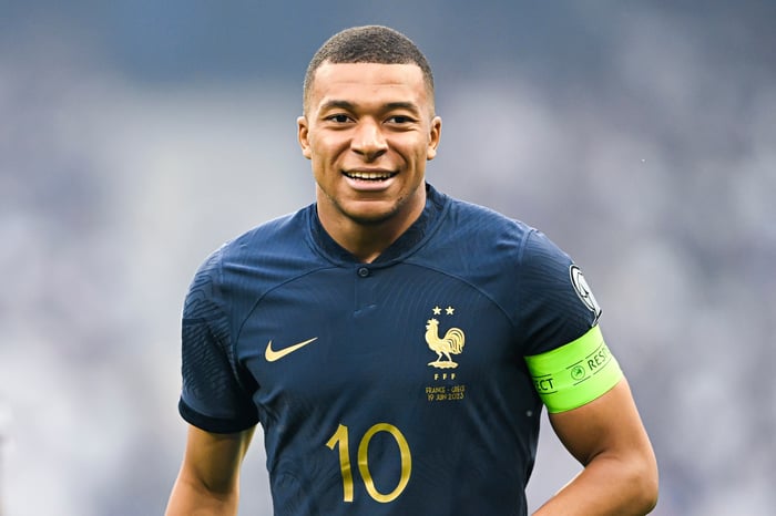  Kylian Mbappe during the UEFA Euro 2024 European Qualifiers