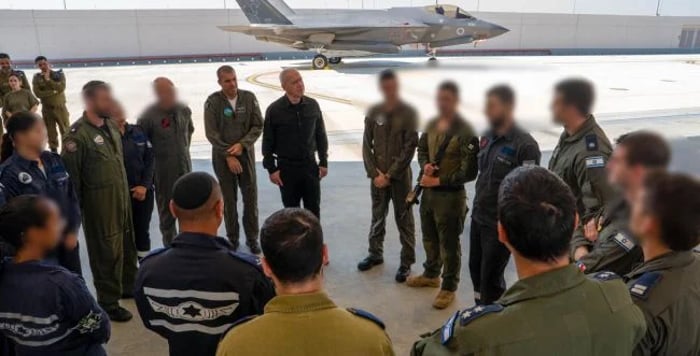 Gallant at the IDF Air Force base