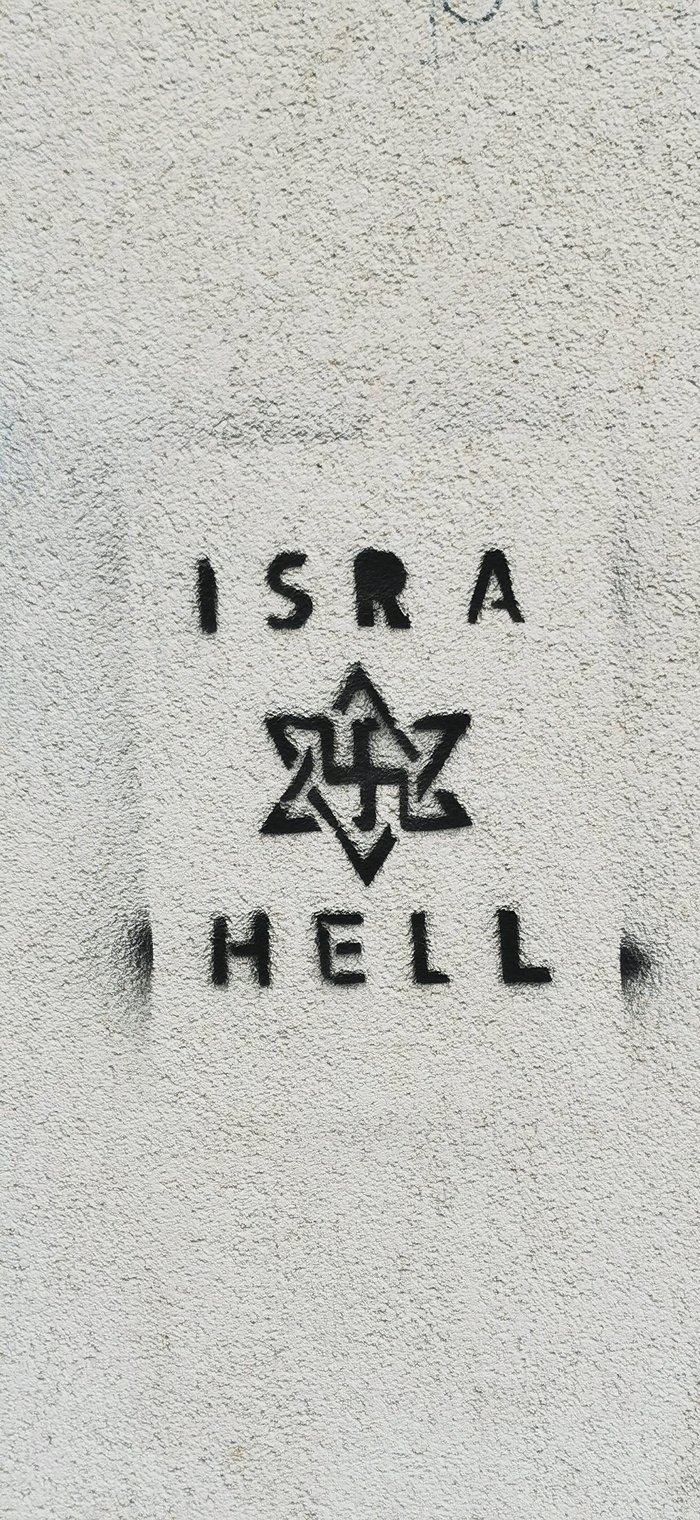 Anti-Semitic graffiti