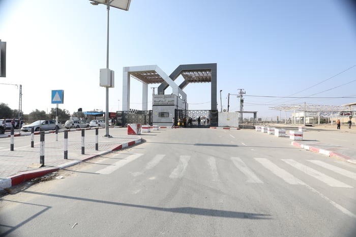 Rafah crossing.