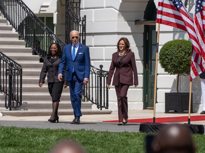 Biden and Harris.