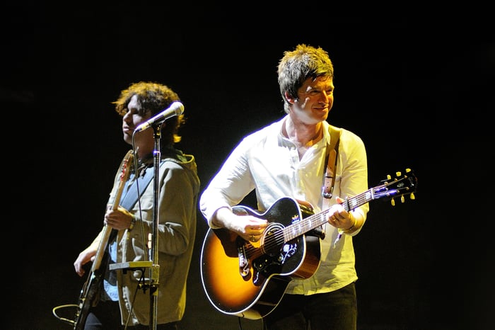 Noel Gallagher's High Flying Birds band performs 