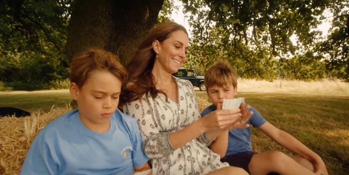 Princess Catherine with her sons