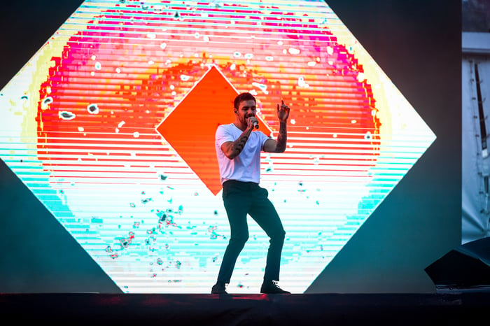 Liam Payne performs during the TAB Everest Race Day at Royal Randwick Racecourse in Sydney, Australia