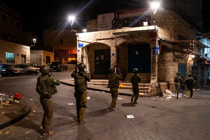 IDF soldiers operating in Judea and Samaria.