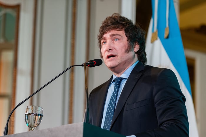 Argentinian President Javier Milei