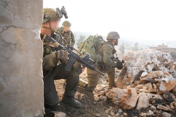 IDF fighters in Judea and Samaria