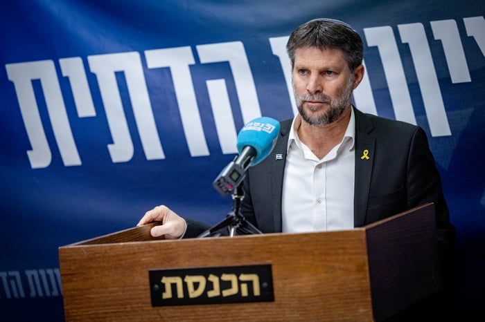 Finance Minister Smotrich.