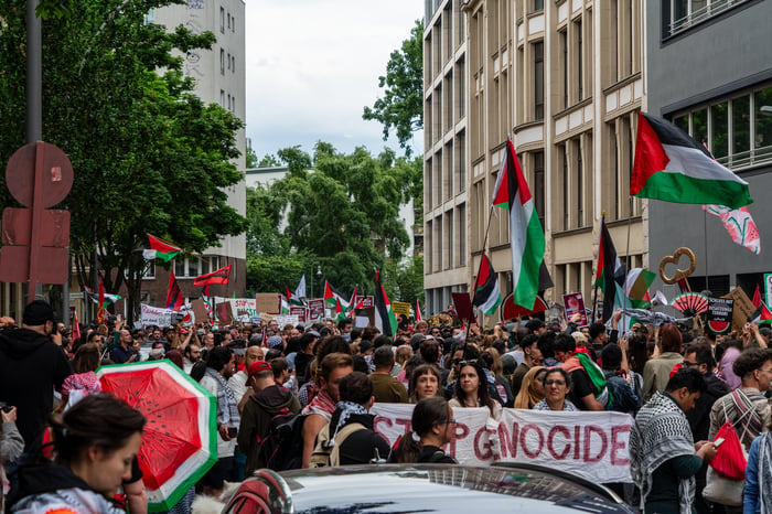 Pro-Palestinian demonstrations in Berlin