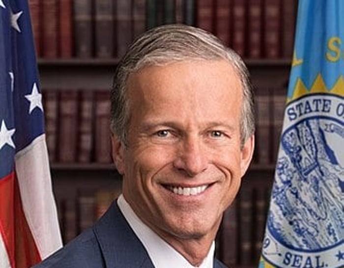 Senator John Thune of South Dakota narrowly wins contest to become Senate Majority Leader