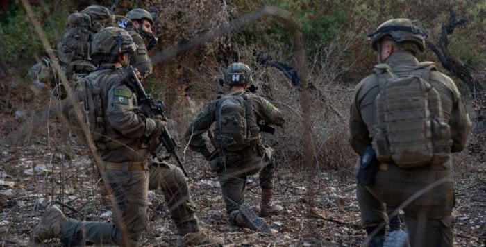 IDF soldiers operating in Lebanon