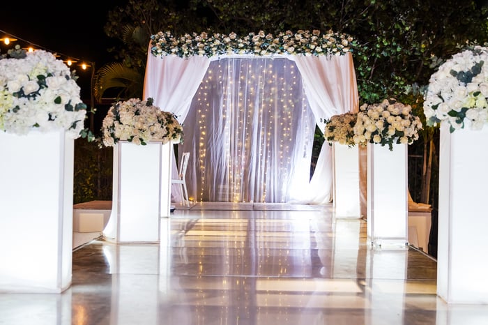 Beautiful photo of the Jewish Chuppah 