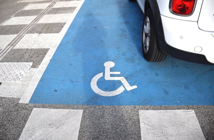 Illustrative: Disabled parking