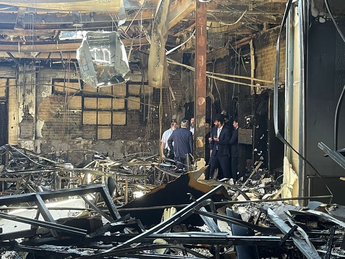 Burnt synagogue in Australia