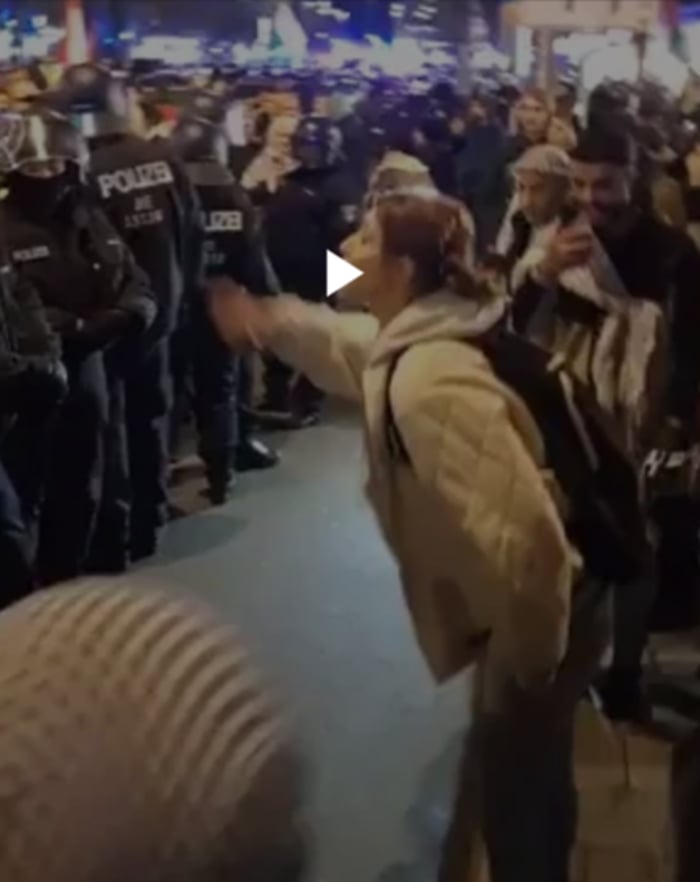 WATCH: Christmas markets in Germany ruined by Pro-Palestinian protestors