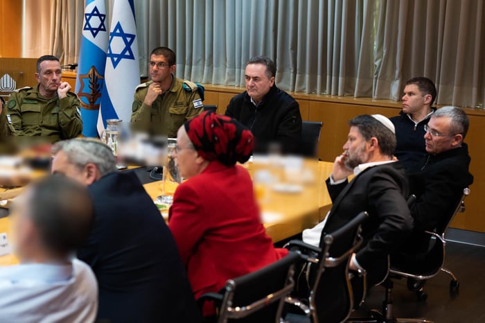 Defense Minister Katz convening the security cabinet subcommittee.