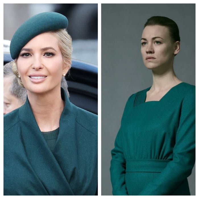 Ivanka Trump; Serena Joy from The Handmaid's Tale