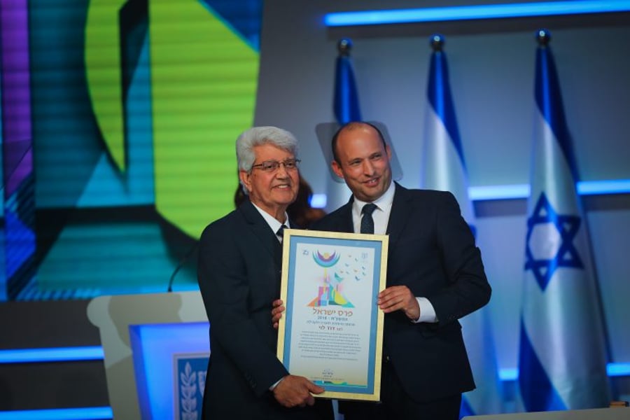 In winning the Israel Prize for 2018