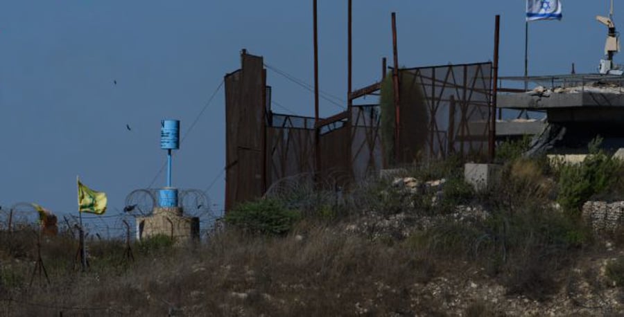 An outpost at the Lebanese border