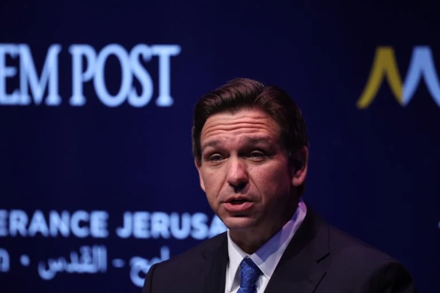 In second place. Florida Governor Ron DeSantis