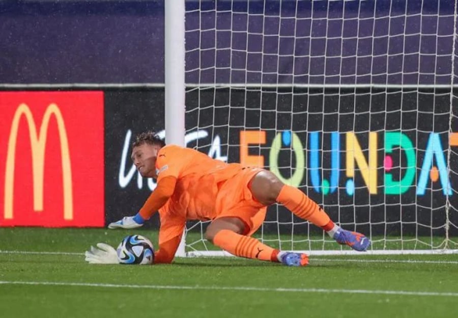 The penalty stop against the German national team