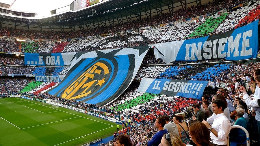 Inter fans at the 2010 Champions League final 