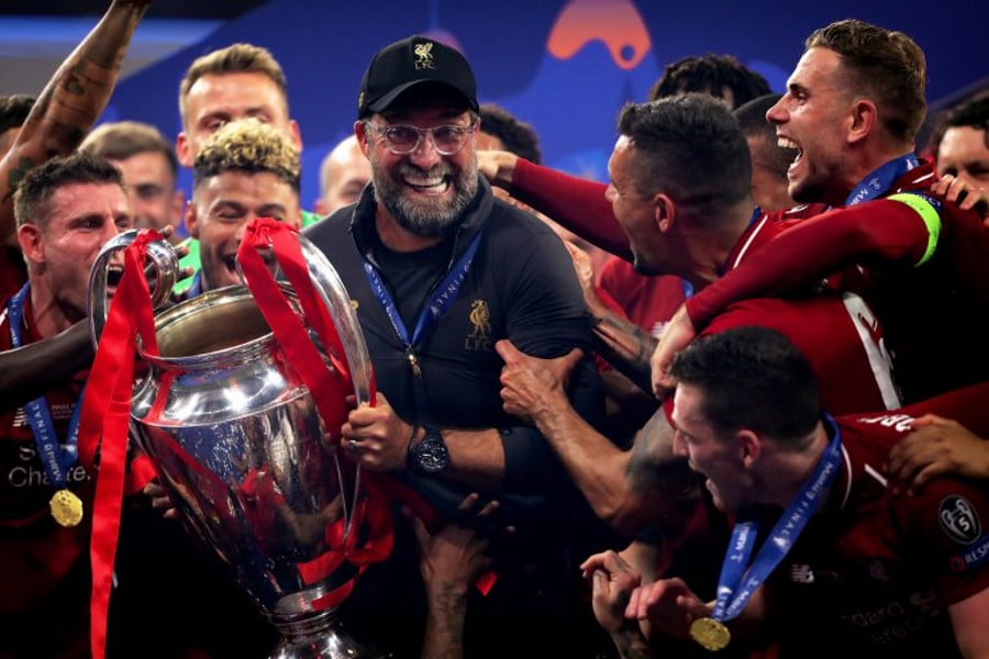 Klopp with the Champions Cup, turned the fans from skeptics into believers