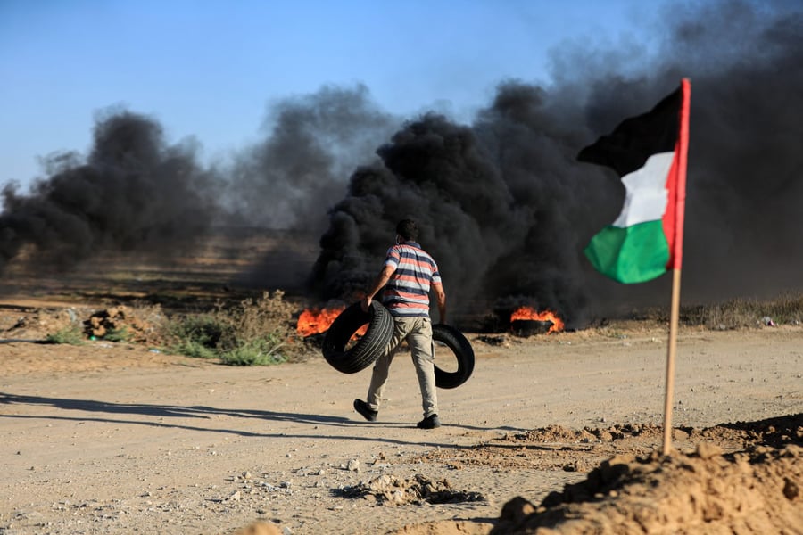 Disorders on the fence in the Gaza Strip