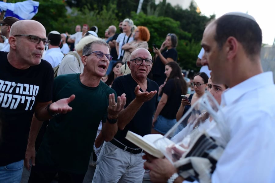 The harassment against the worshippers in Tel Aviv 