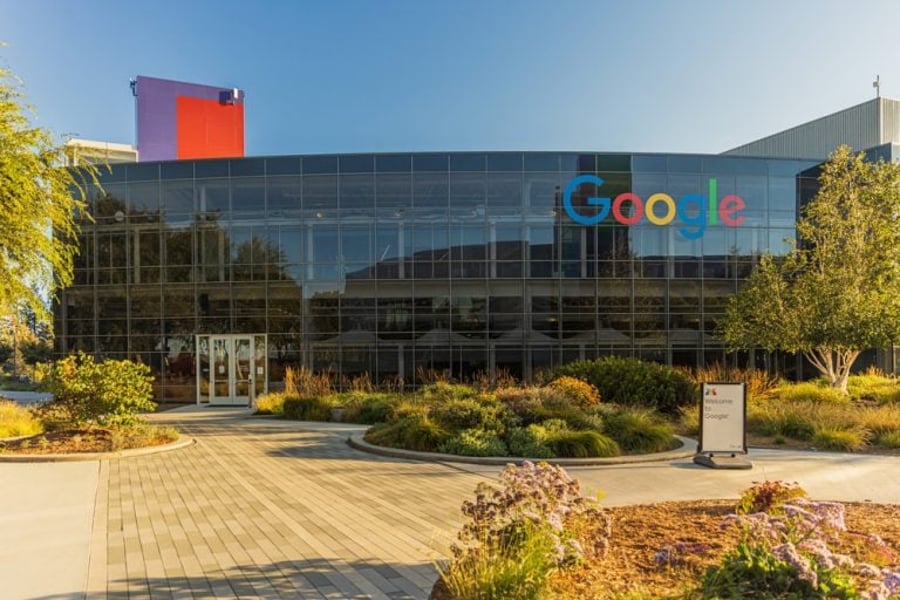 Google's new offices in Mountain View, California