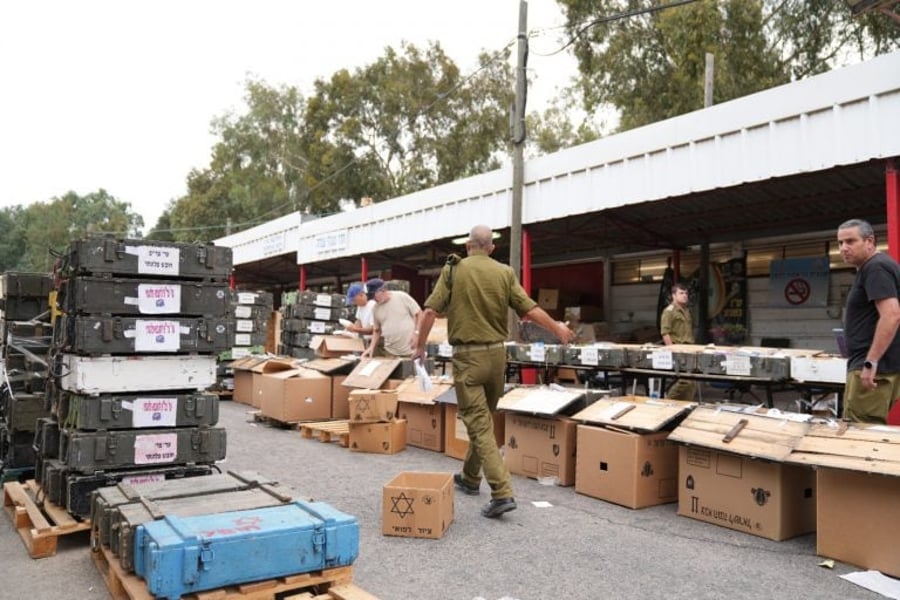 Equipment en route to IDF units.