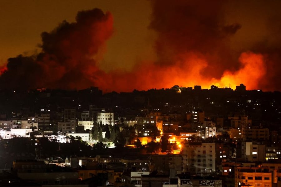 IDF strikes in Gaza.