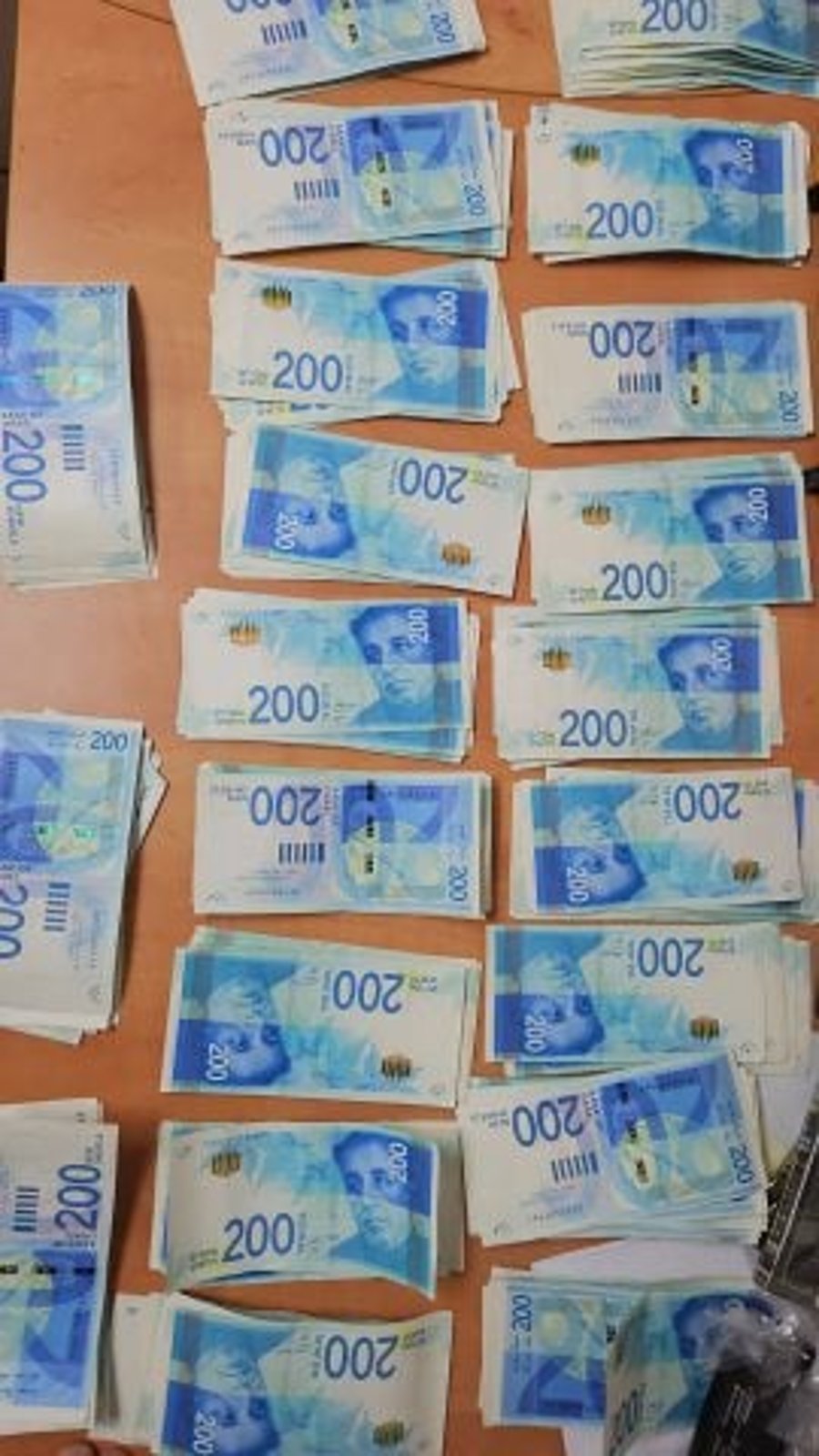 The money found in the prisoners' homes