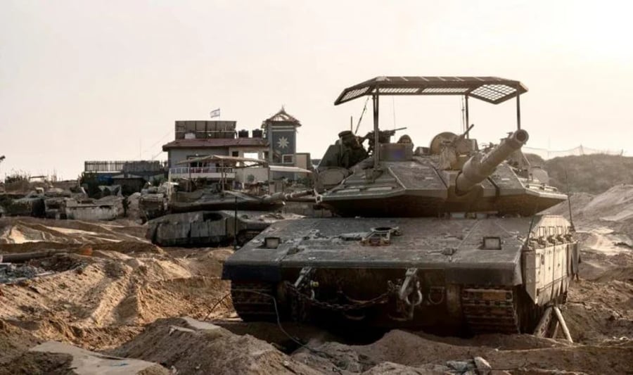 IDF forces in the Gaza Strip