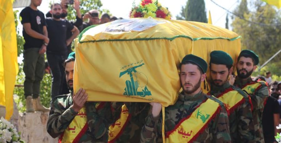 Funeral of Hezbollah fighter killed by the IDF.