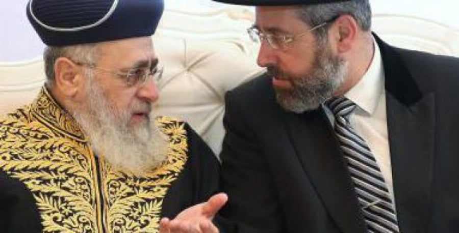 Chief Rabbis warn of violence.