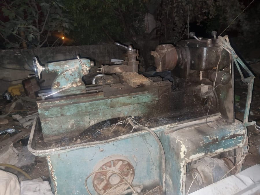 The lathe in Hebron 