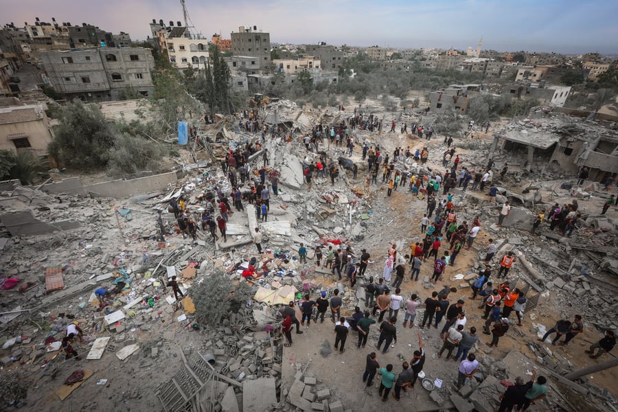 The destruction in Gaza