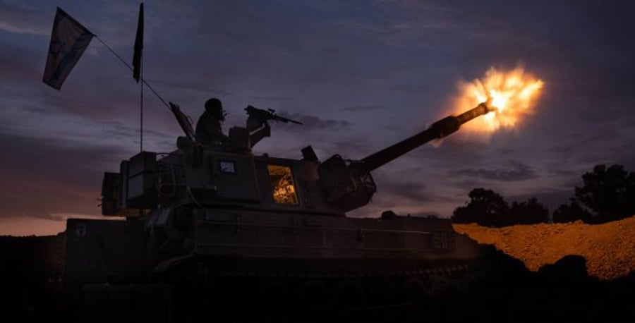 IDF artillery in action.