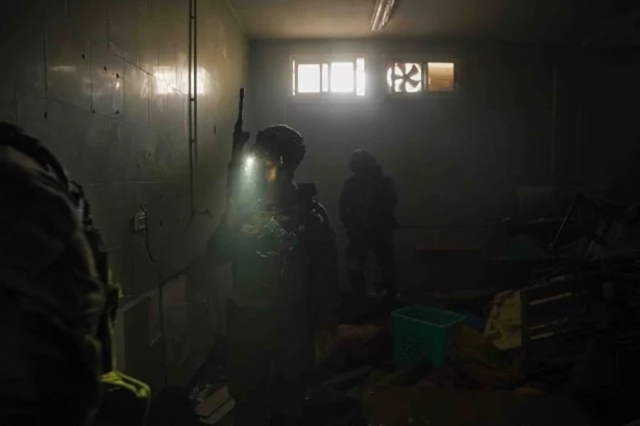 Shaldag Unit's fighters at a briefing before a battle in Gaza 