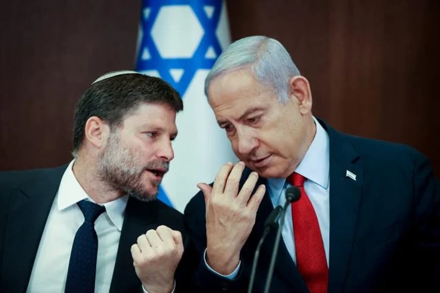 "Our resources are not expenditures, but investment." Netanyahu and Smotrich.