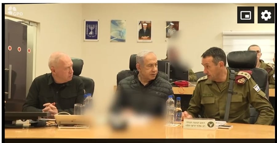 Netanyahu at situational assessment in the north.